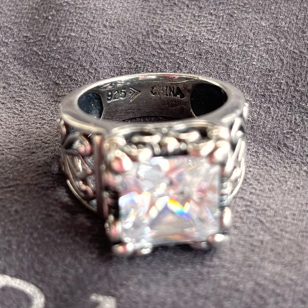 SILPADA Sterling Silver Uptown CZ Ring - Picture 5 of 8